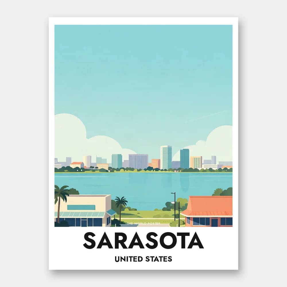 Poster SARASOTA – Sarasota Bay - Image 1 of 6