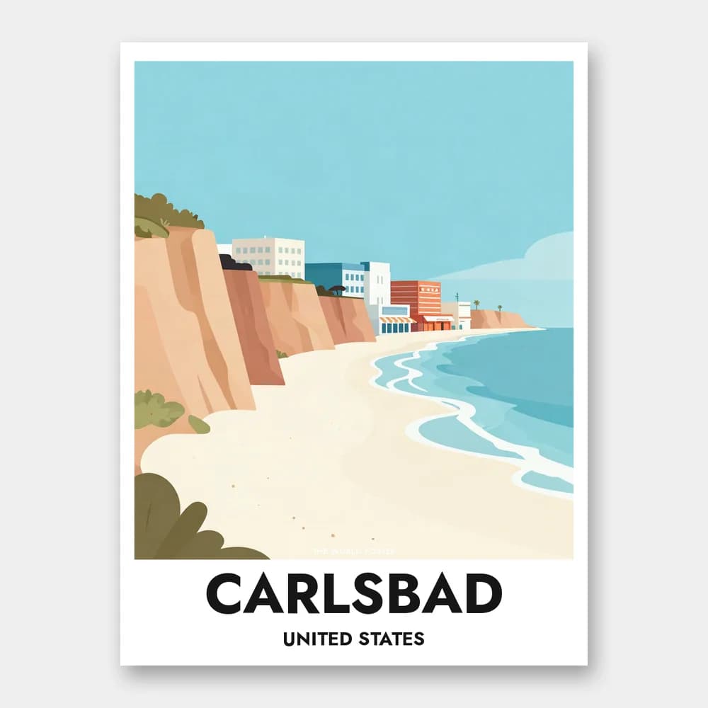 Poster CARLSBAD – Meeresuferklippen - Image 1 of 6