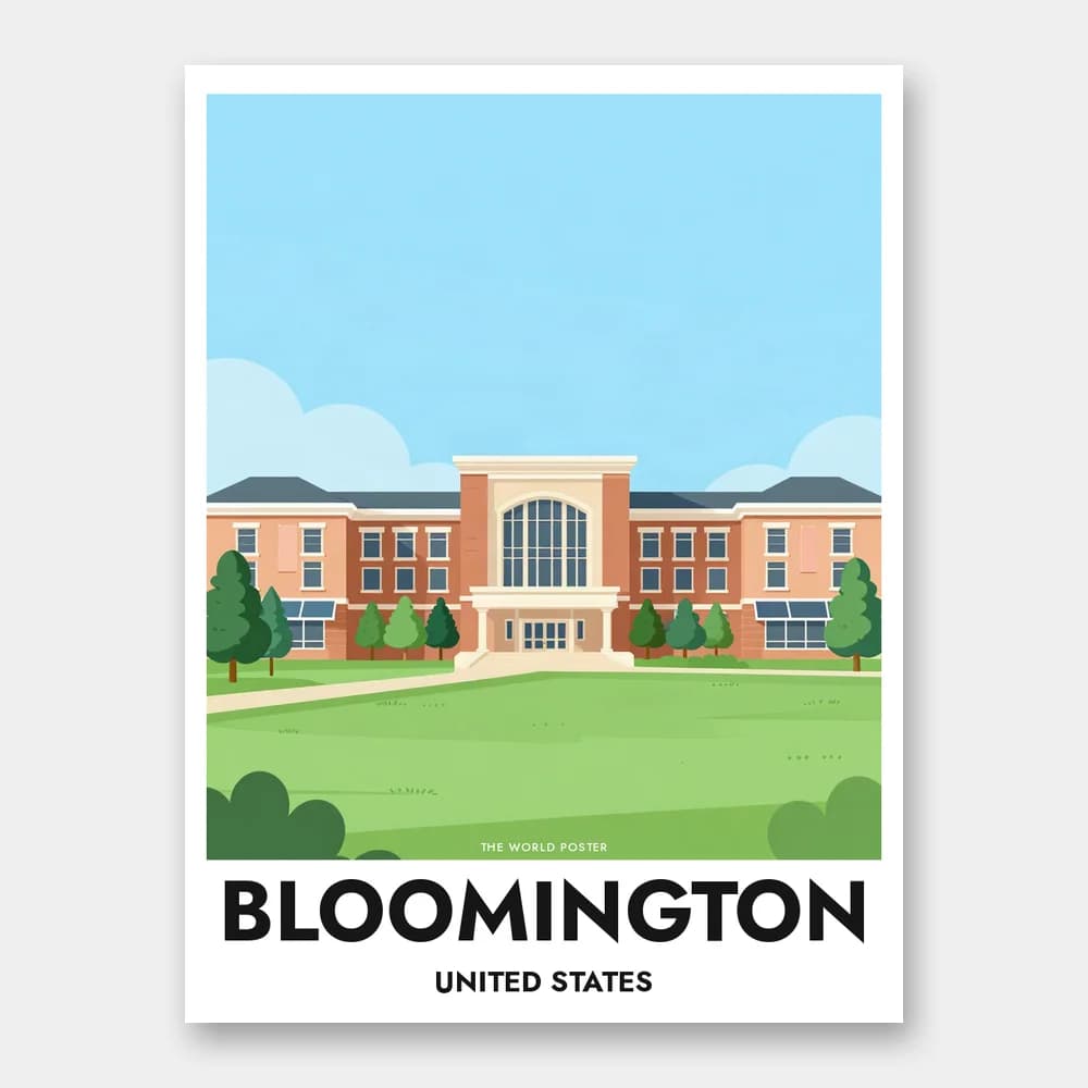 Poster BLOOMINGTON – Indiana University Bloomington - Image 1 of 6