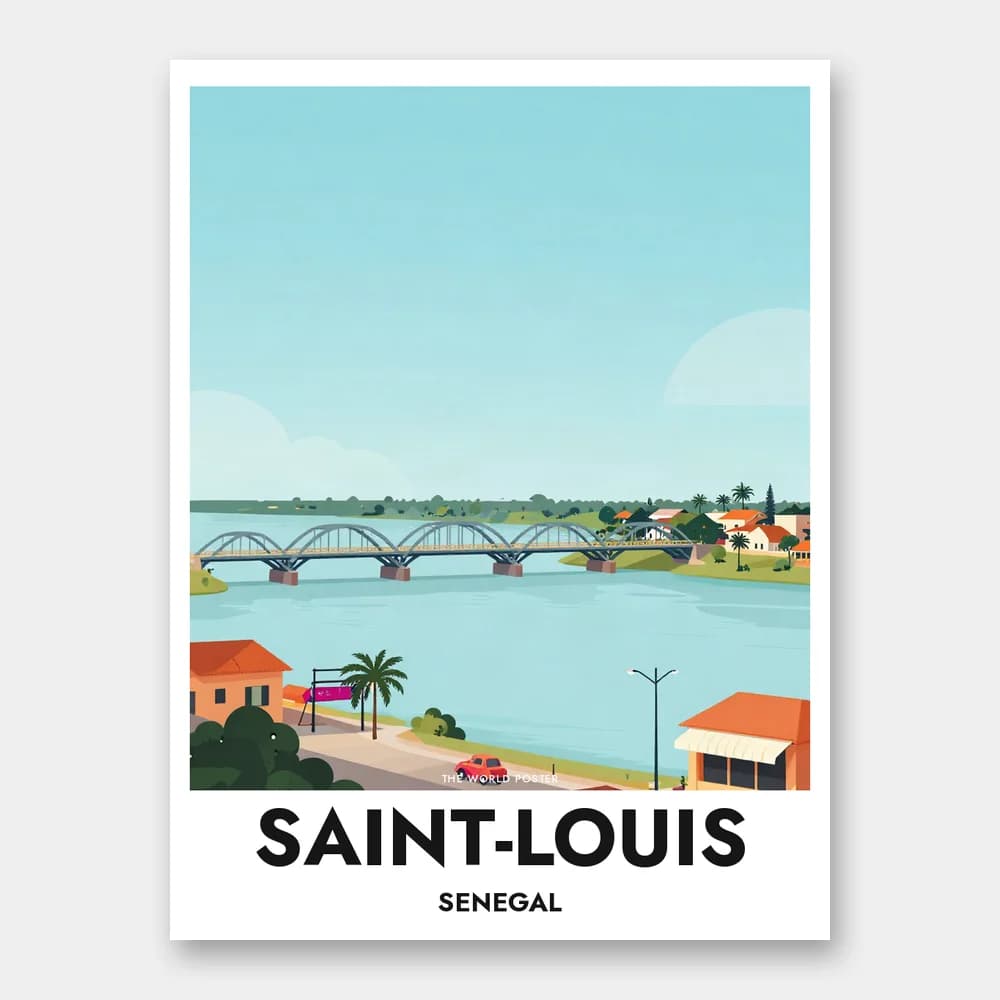 Poster SAINT-LOUIS – Faidherbe-Brücke - Image 1 of 6
