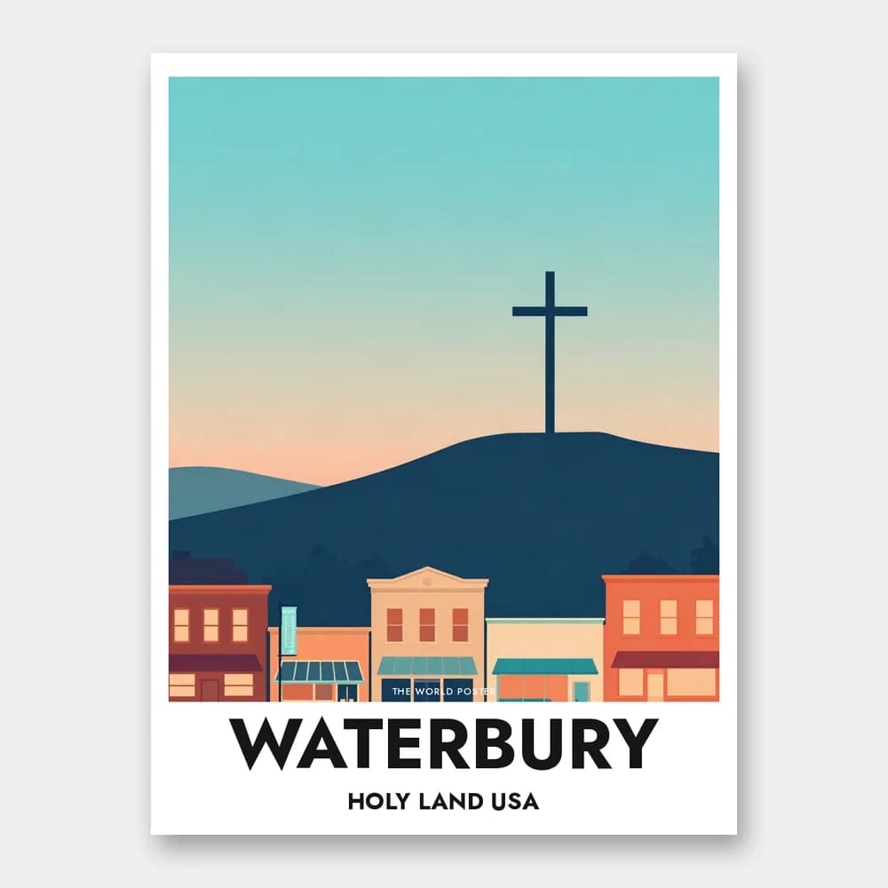 Affisch WATERBURY – Holy Land USA - Image 1 of 6