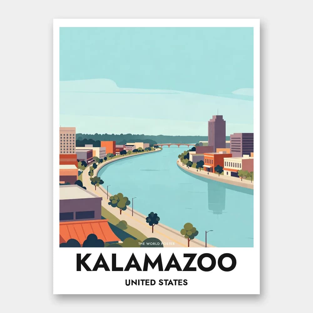 Poster KALAMAZOO – Kalamazoo River - Image 1 of 6