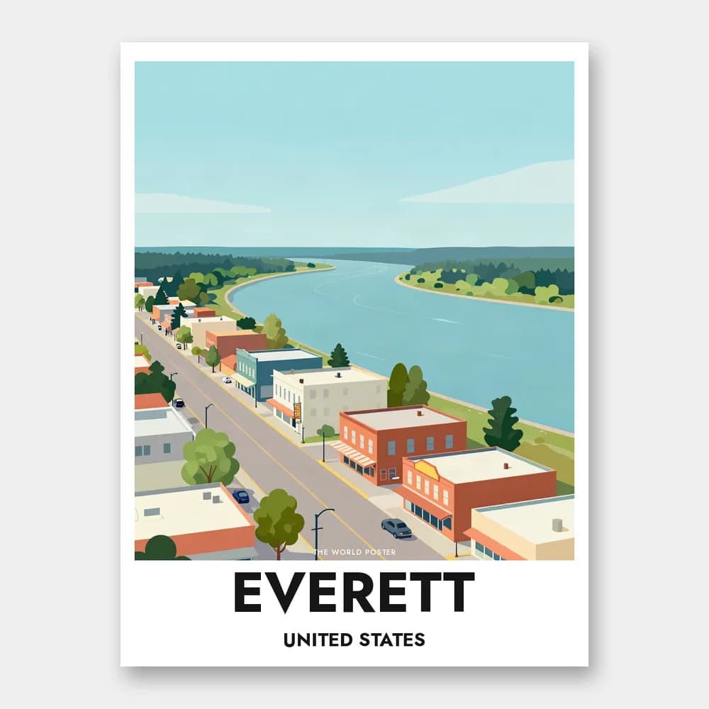 Poster EVERETT – Port Gardner Peninsula - Image 1 of 6