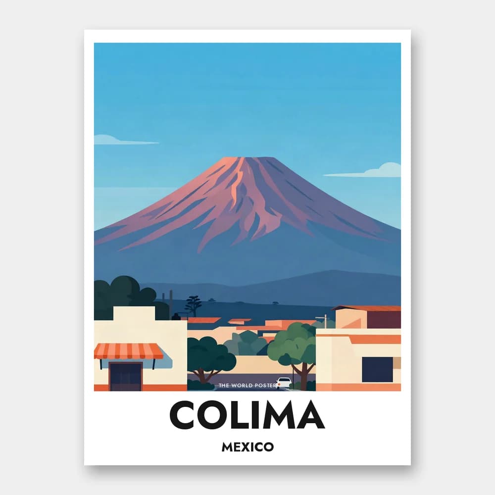 Poster COLIMA – Vulcano Colima - Image 1 of 6