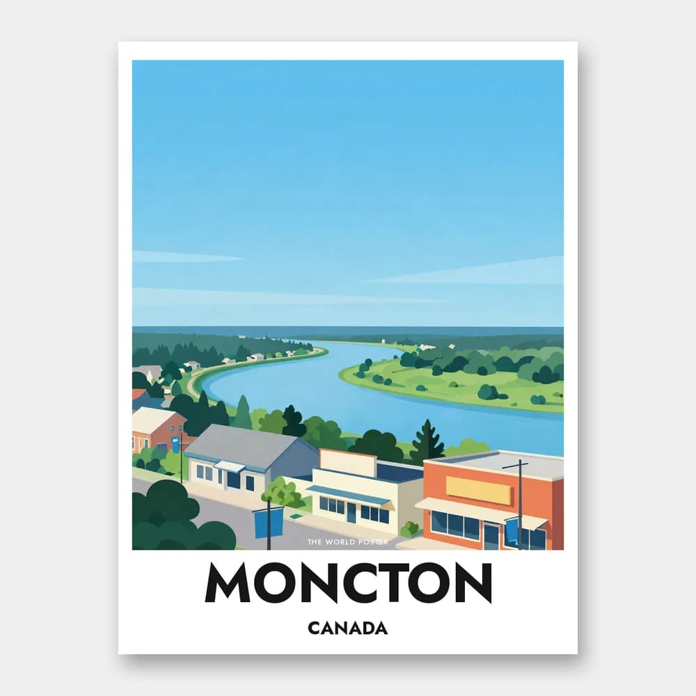 Poster MONCTON – Petitcodiac River - Image 1 of 6