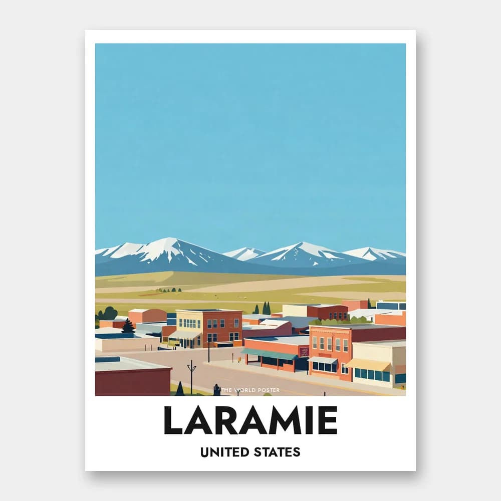 Poster LARAMIE – Panoramablick auf die Hochebene - Image 1 of 6
