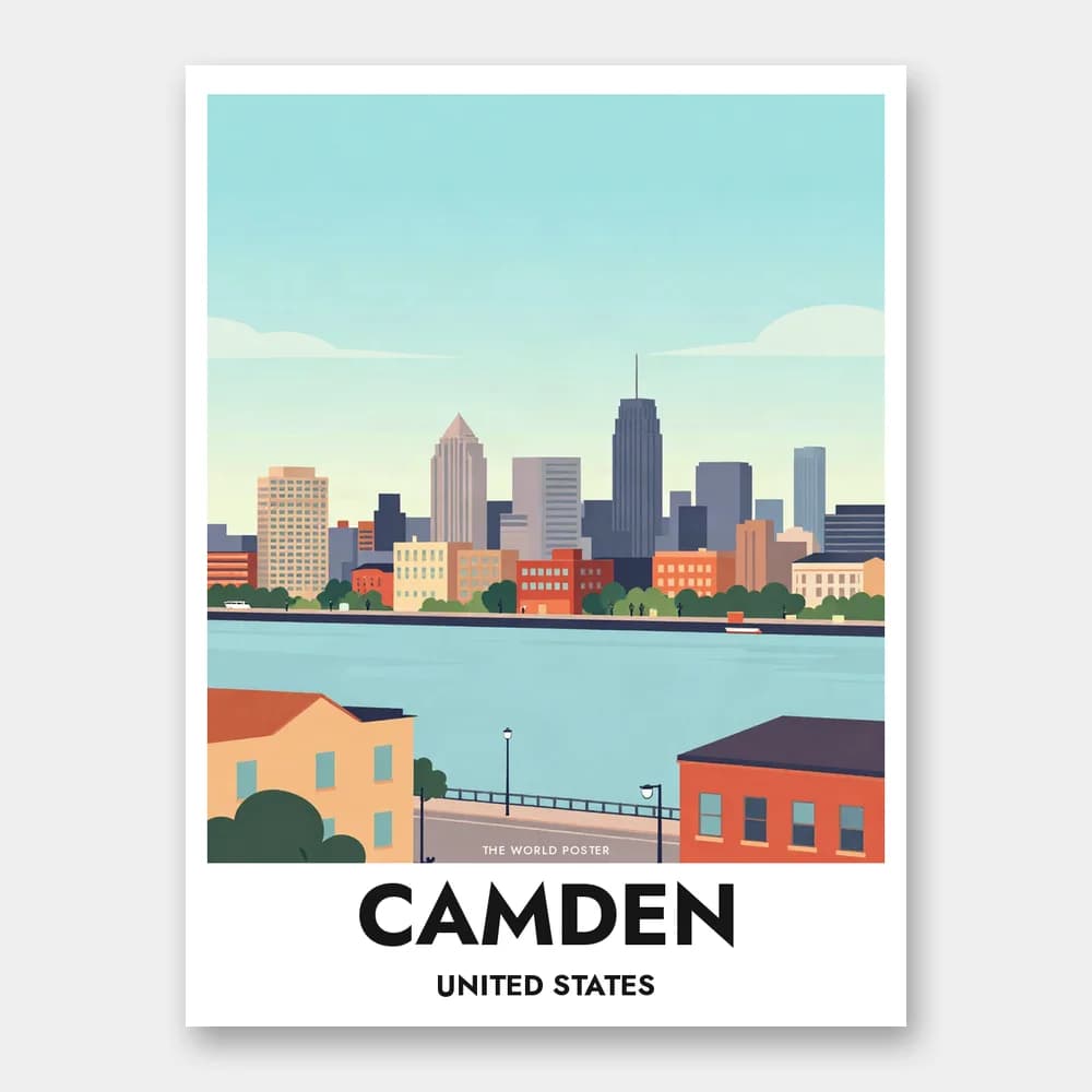 Poster CAMDEN – Delaware River - Image 1 of 6
