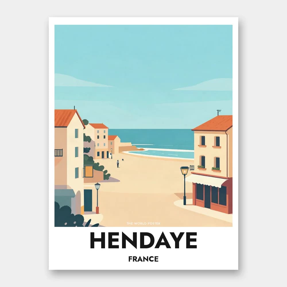 Poster HENDAYE – La spiaggia di Hendaye - Image 1 of 6