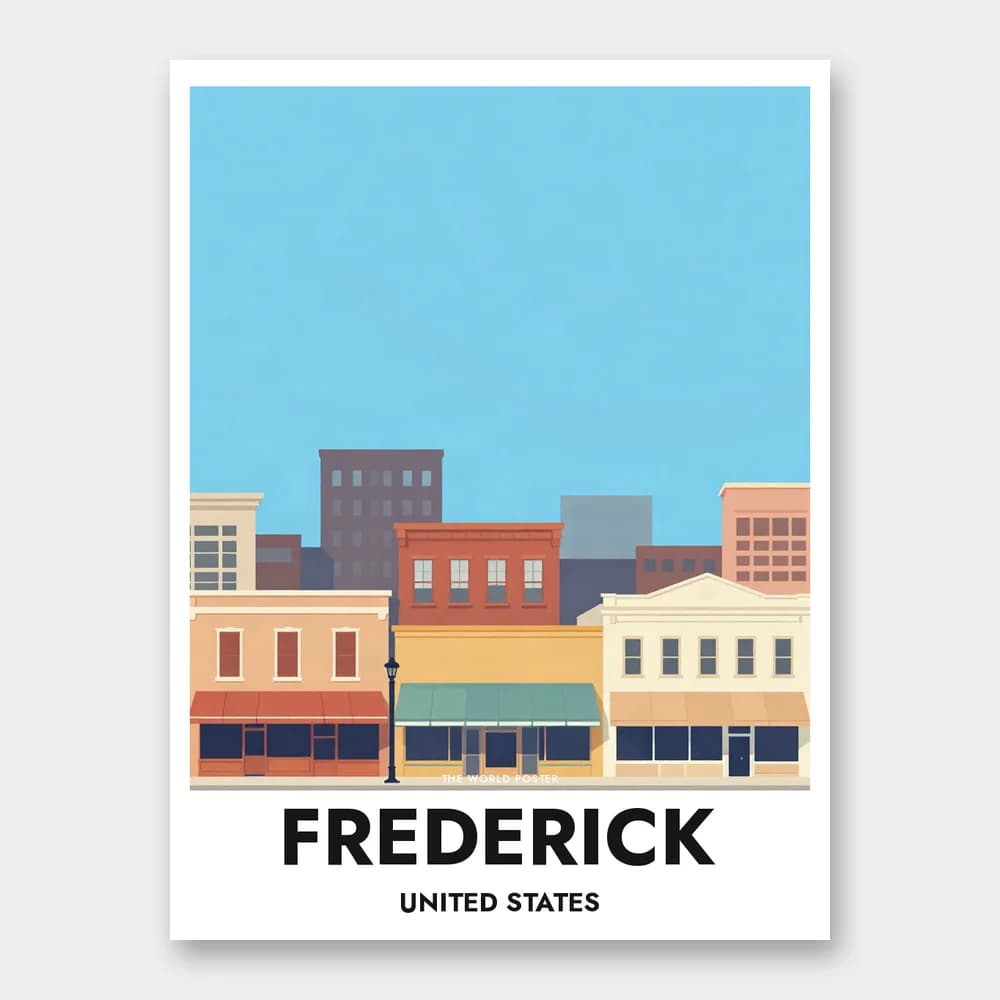 Poster FREDERICK – Panoramablick - Image 1 of 6