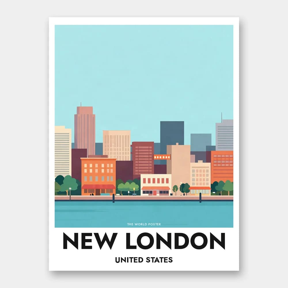 Poster NEW LONDON – Hafen von New London - Image 1 of 6