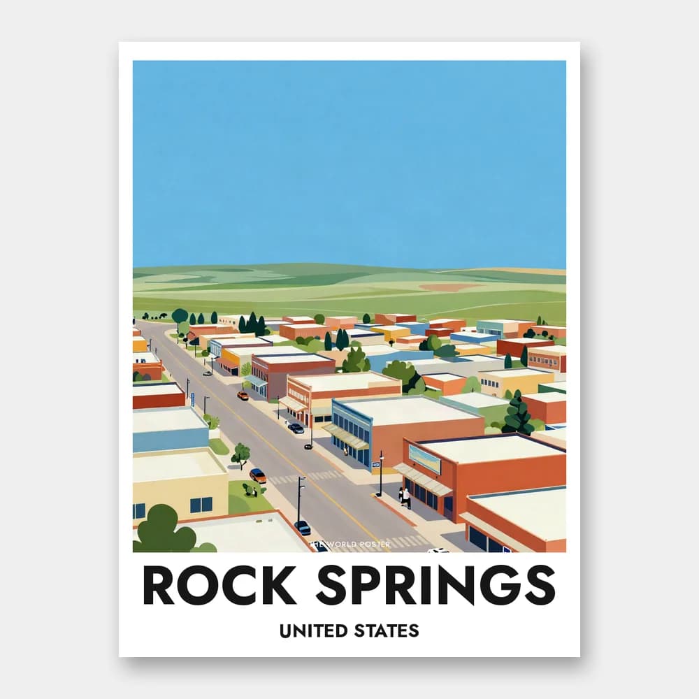 Poster ROCK SPRINGS – Weites Luftpanorama - Image 1 of 6