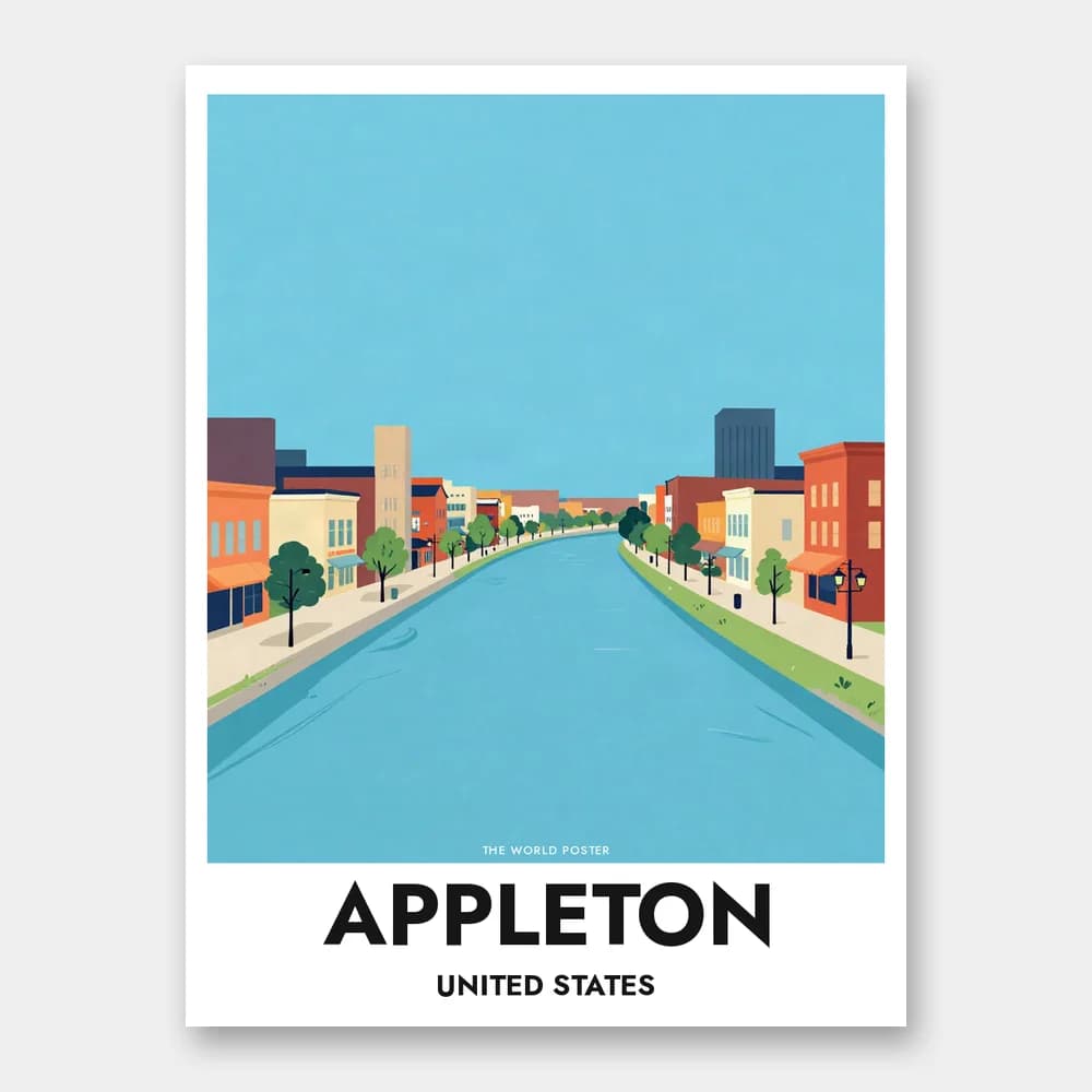 Poster APPLETON – Fox River - Image 1 of 6