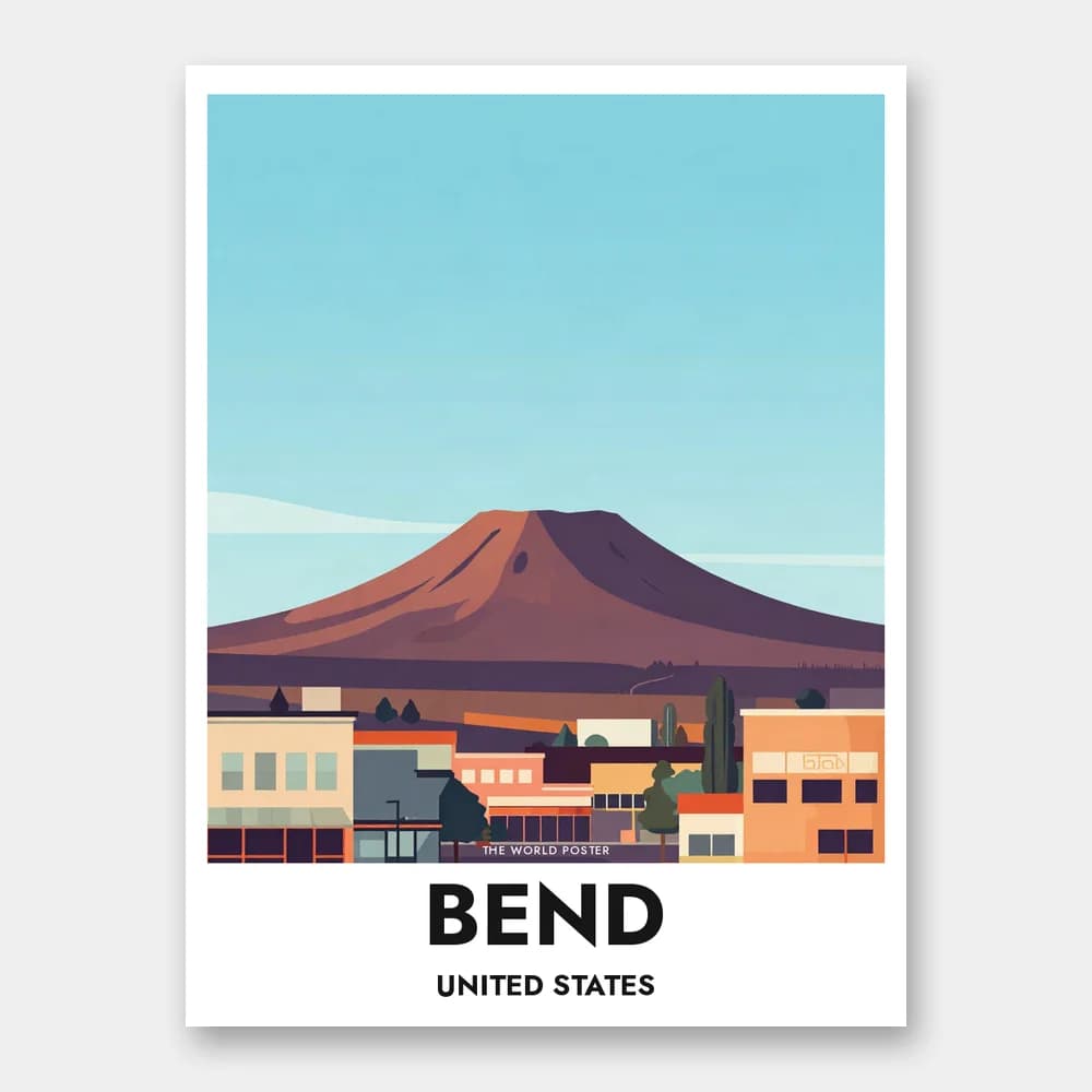 Poster BEND – Pilot Butte State Scenic Viewpoint - Image 1 of 6