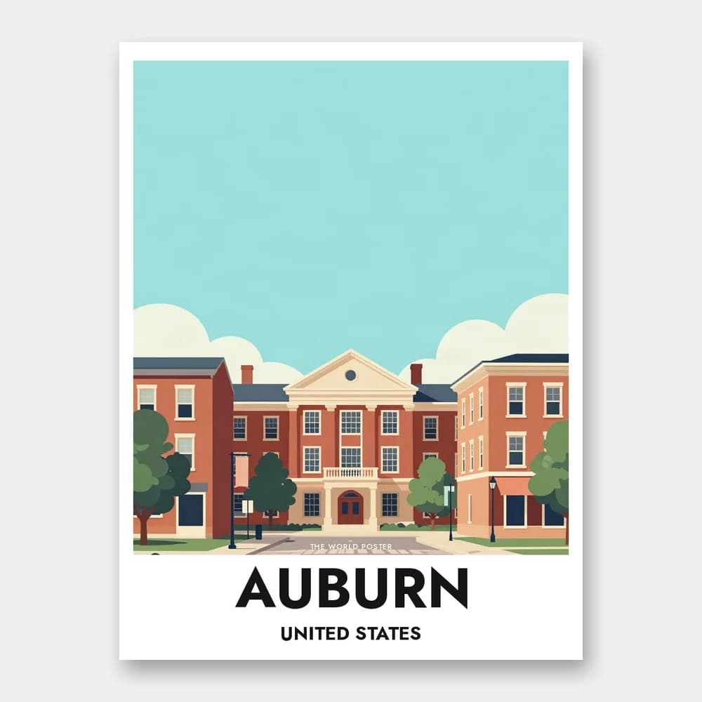 Plakat AUBURN – Auburn University - Image 1 of 6