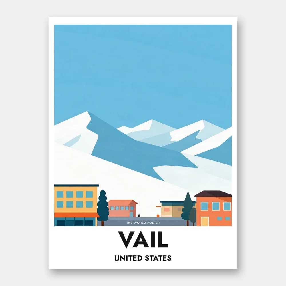 Poster VAIL – Skigebiet - Image 1 of 6