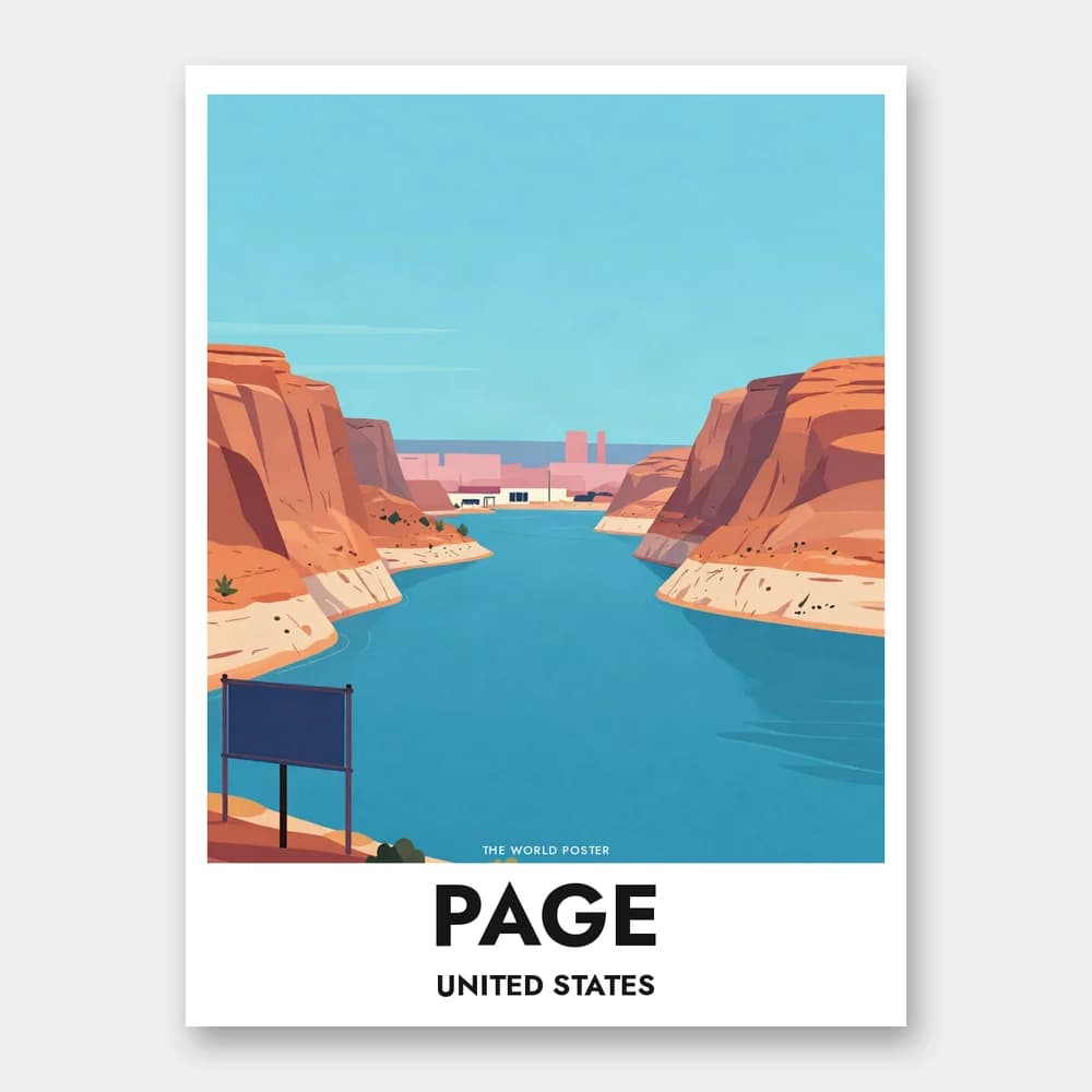 Affiche PAGE – Le lac Powell - Image 1 of 6