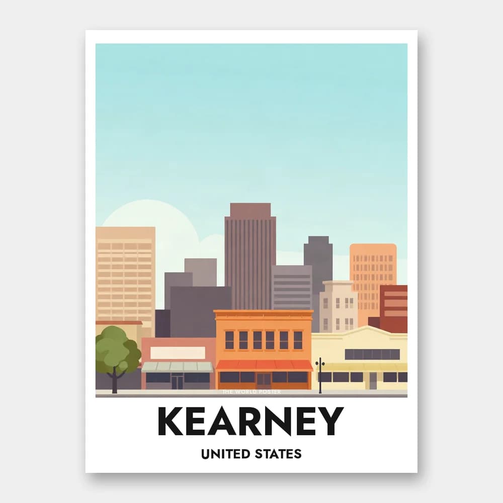 Plakat KEARNEY – Panorama miasta - Image 1 of 6