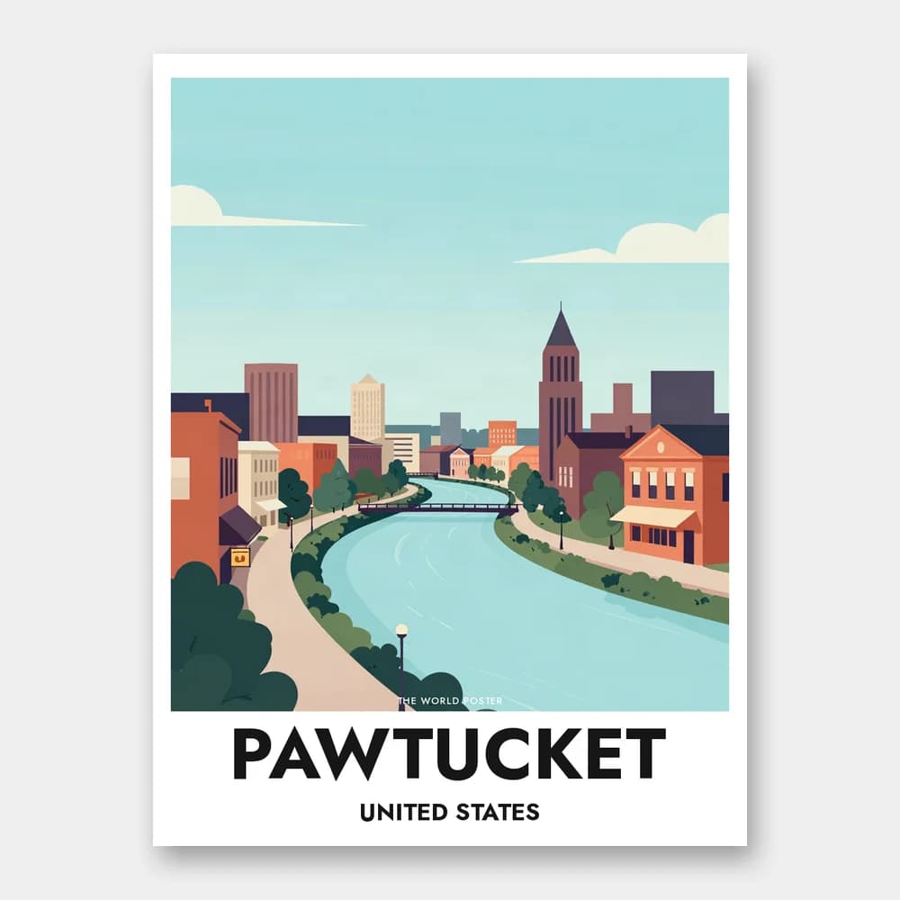 Plakat PAWTUCKET – Blackstone River - Image 1 of 6