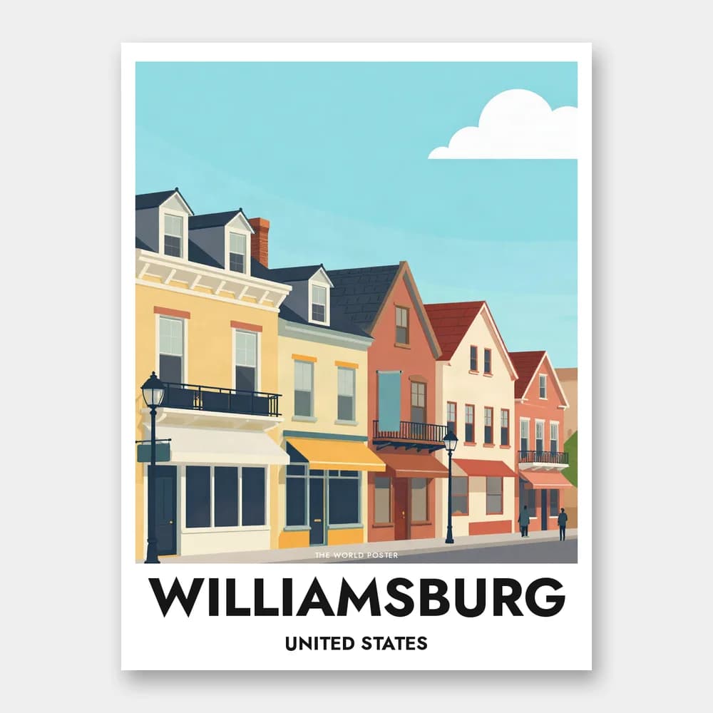 Poster WILLIAMSBURG – Colonial Williamsburg - Image 1 of 6