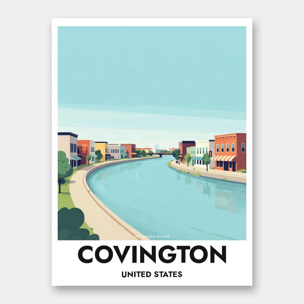 Poster COVINGTON – Ohio River in Covington - Image 1 of 6