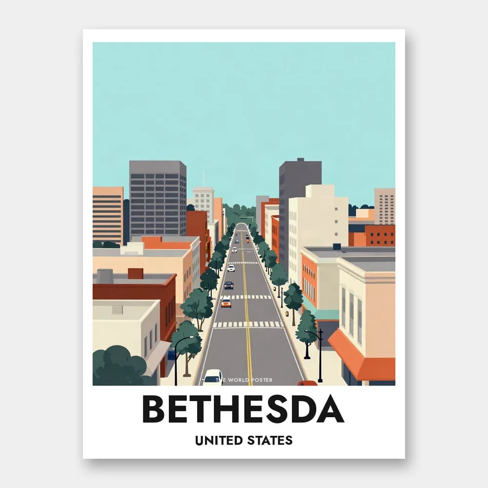 Poster BETHESDA – Dichtes urbanes Zentrum - Image 1 of 6