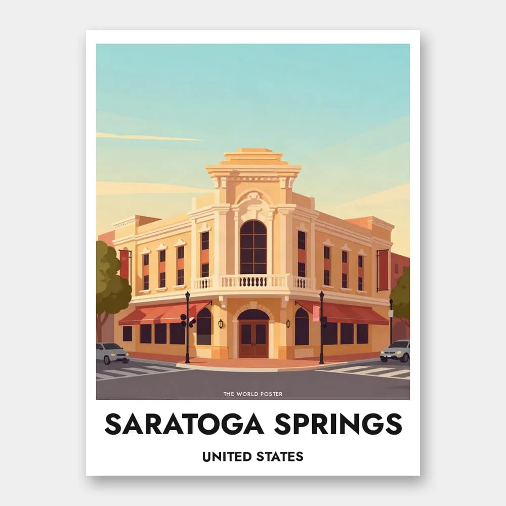 Plakat SARATOGA SPRINGS – Canfield Casino - Image 1 of 6