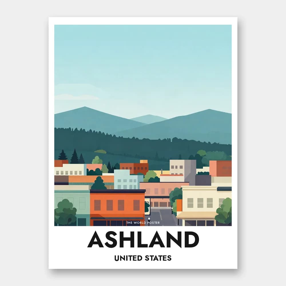 Poster ASHLAND – Panoramablick - Image 1 of 6