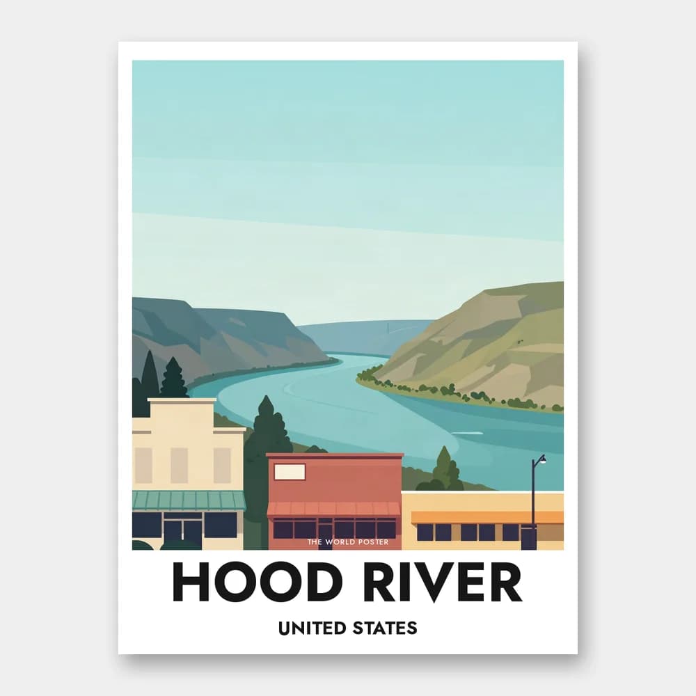 Poster HOOD RIVER – Columbia River - Image 1 of 6