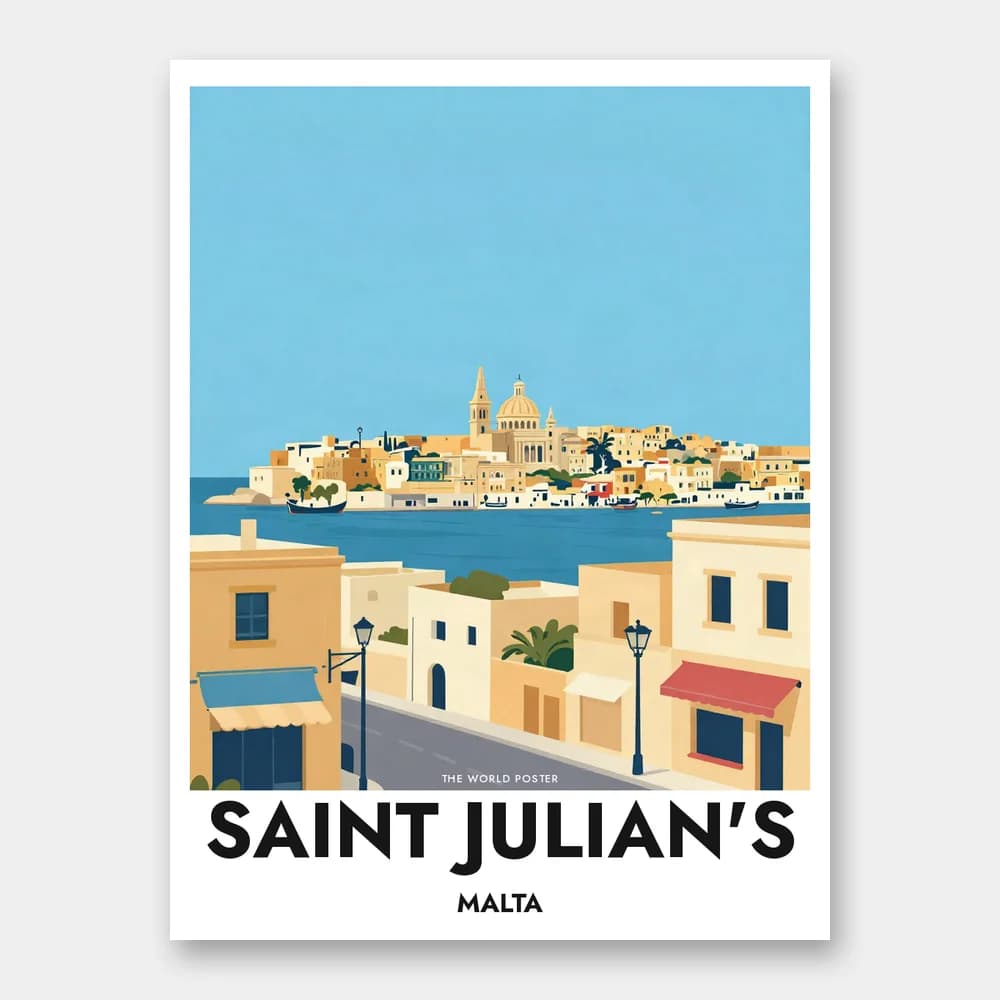 Poster SAINT JULIAN'S – Spinola Bay - Image 1 of 6