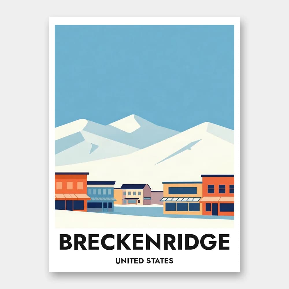 Poster BRECKENRIDGE – Skiort Breckenridge - Image 1 of 6
