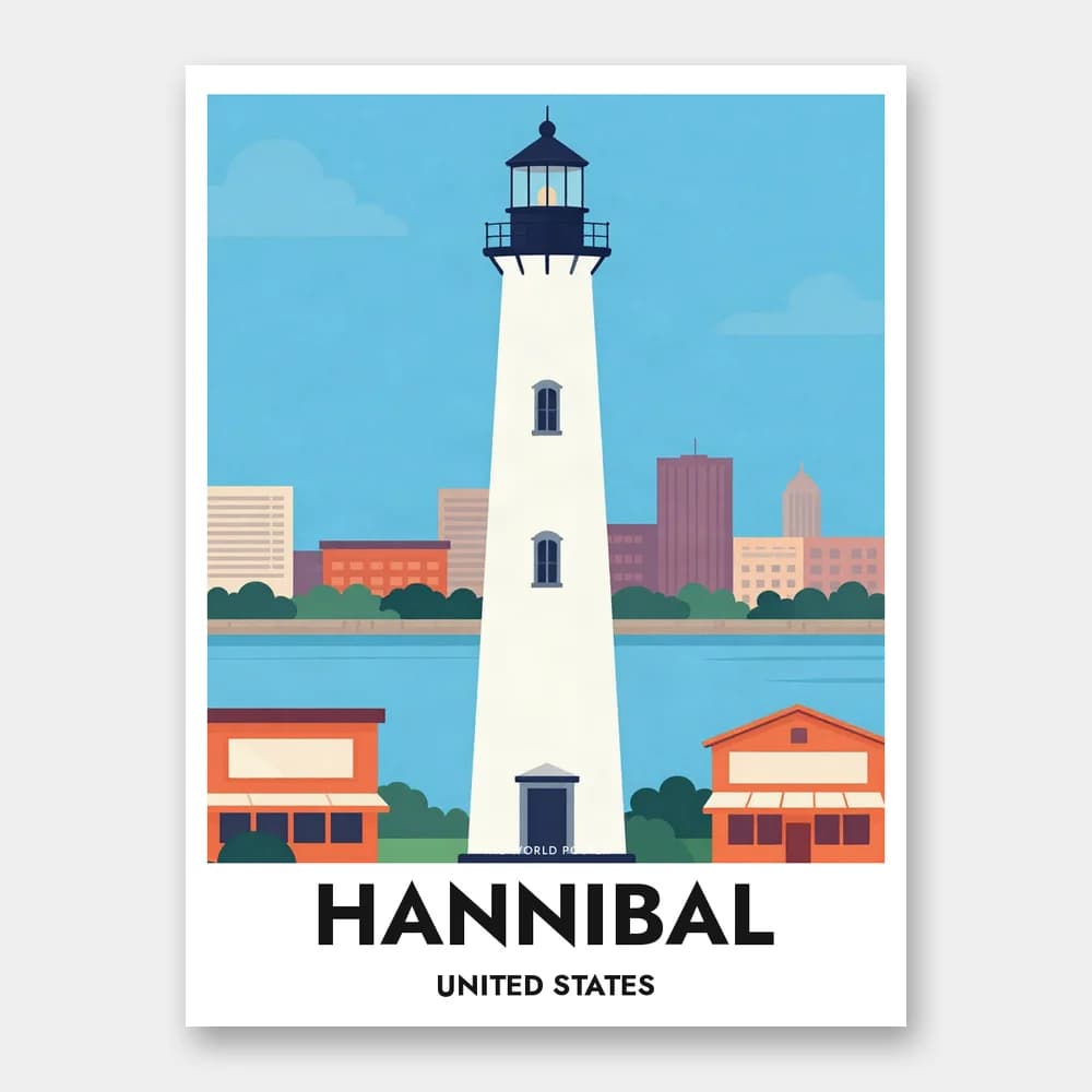 Poster HANNIBAL – Mark Twain Memorial Lighthouse - Image 1 of 6