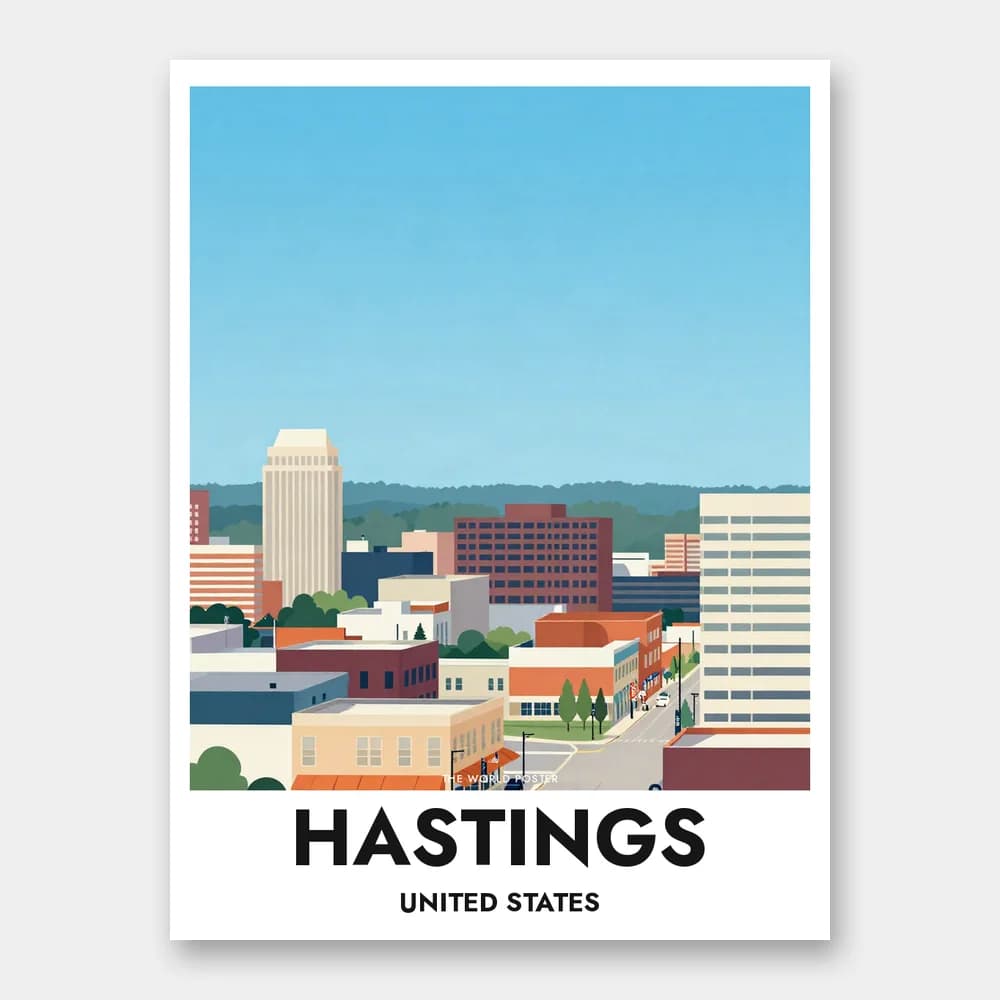 Poster HASTINGS – Ampia vista panoramica - Image 1 of 6