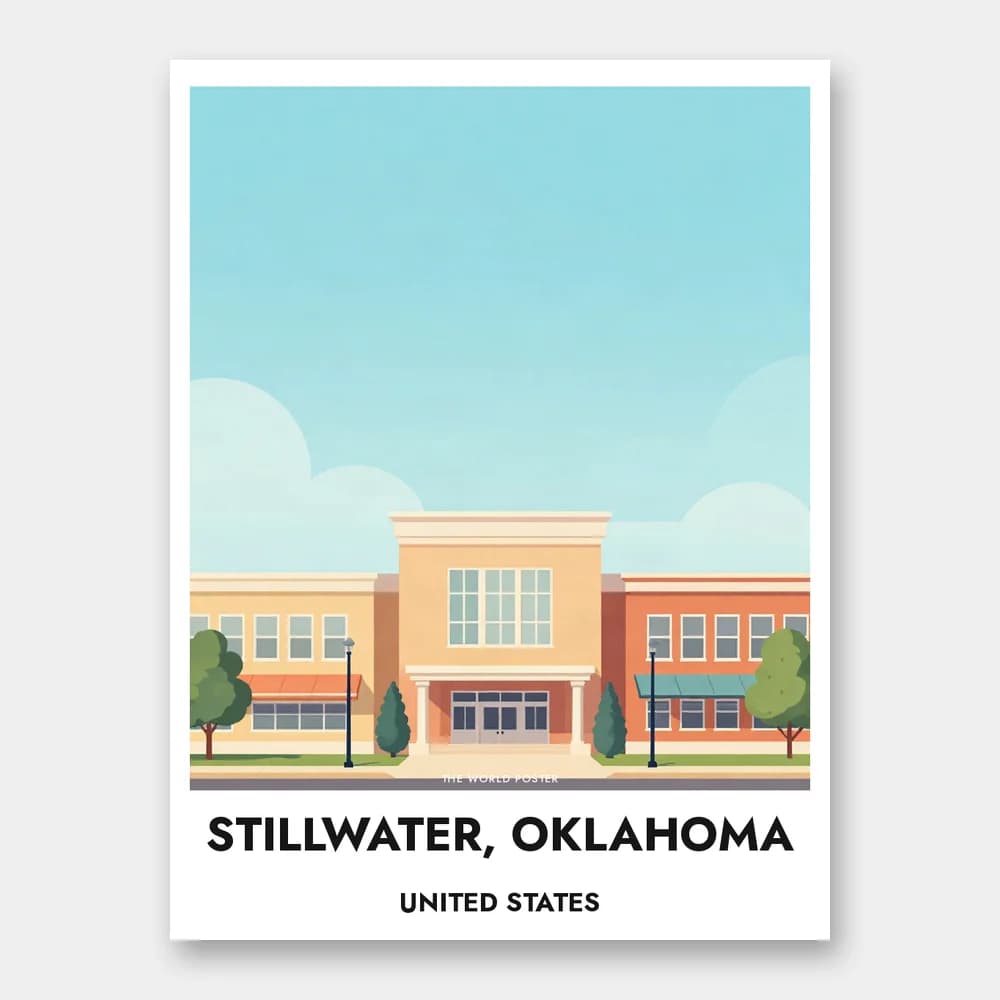 Poster STILLWATER, OKLAHOMA – Oklahoma State University - Image 1 of 6