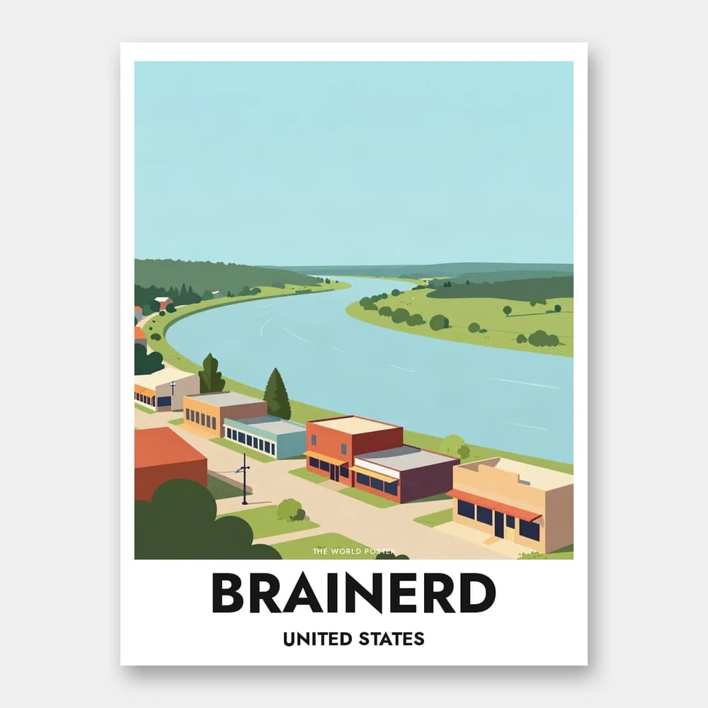 Poster BRAINERD – Der Mississippi am Mittag - Image 1 of 6