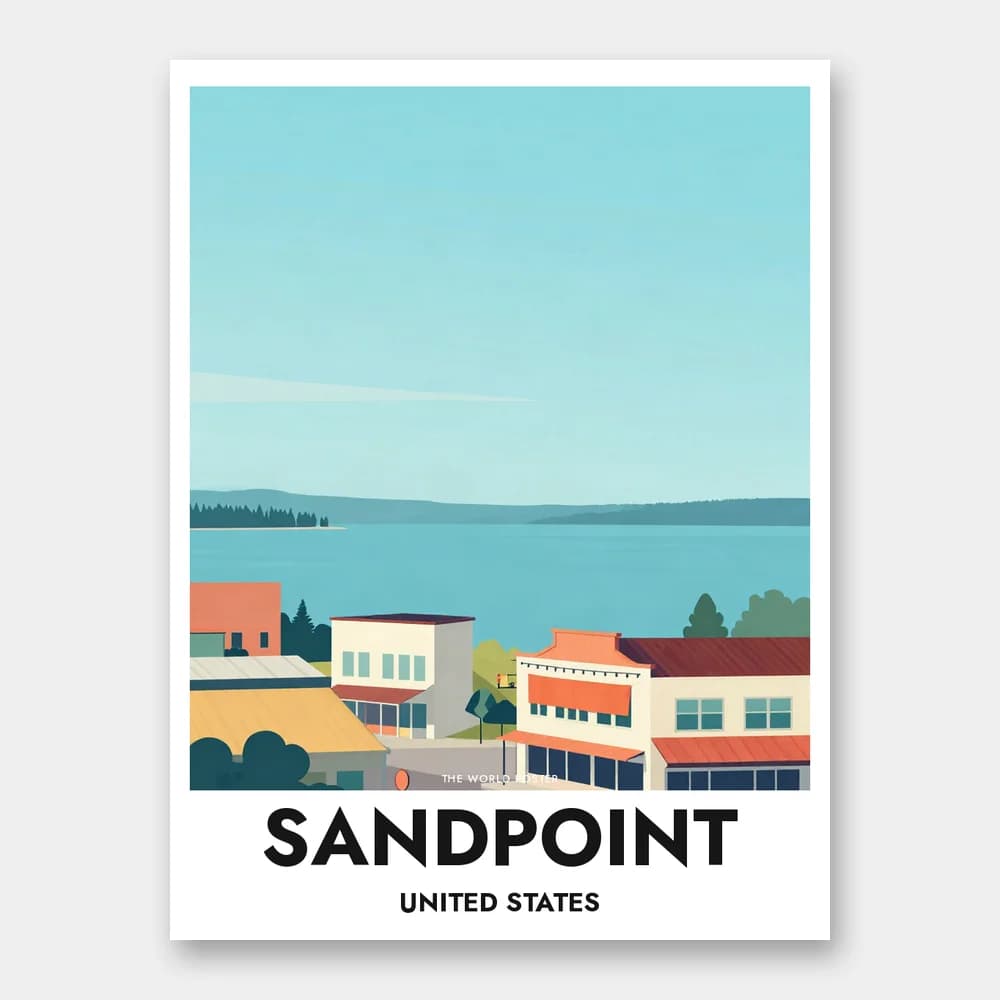 Poster SANDPOINT – Lake Pend Oreille - Image 1 of 6