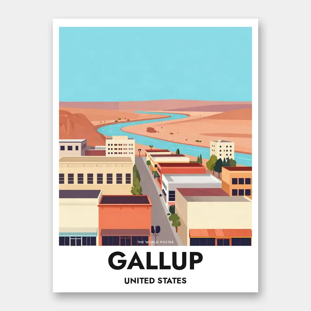 Poster GALLUP – Panorama über das Tal - Image 1 of 6
