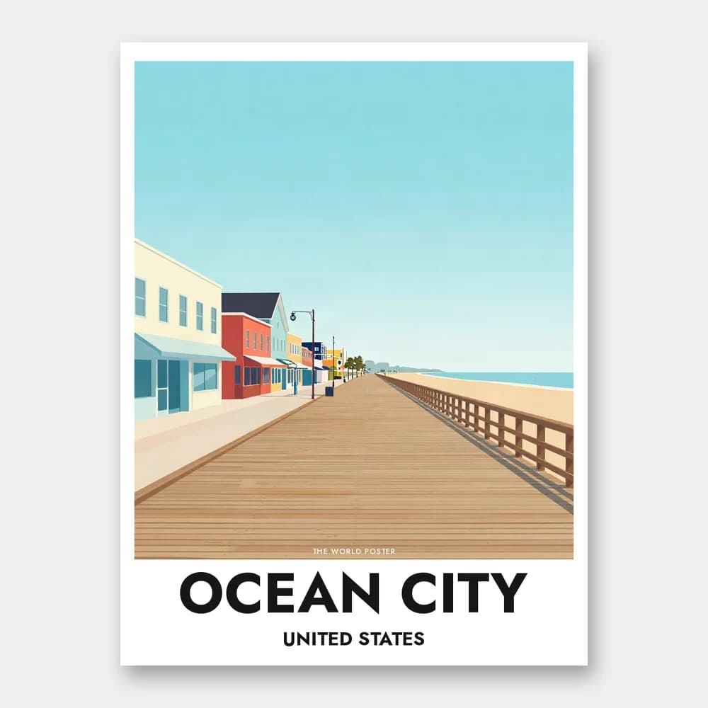 Poster OCEAN CITY – Die hölzerne Promenade - Image 1 of 6