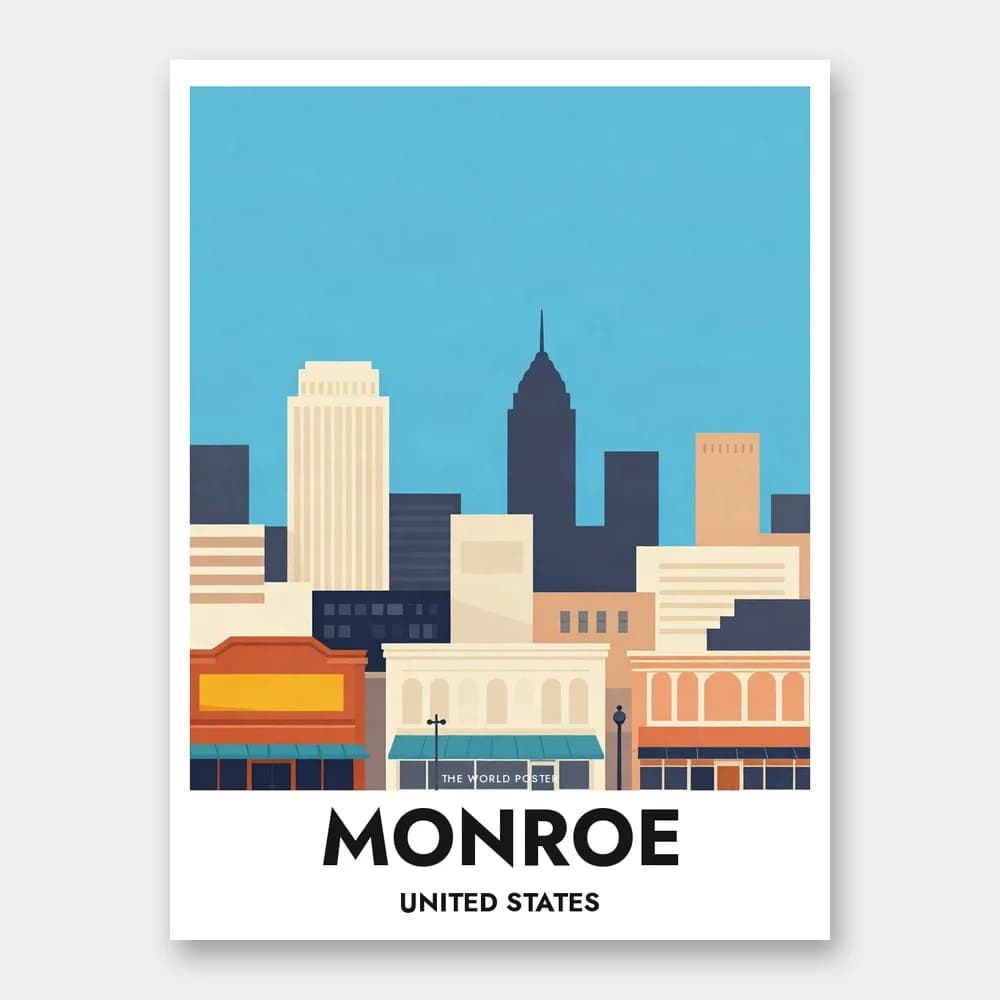 Poster MONROE – Die Stadtsilhouette - Image 1 of 6