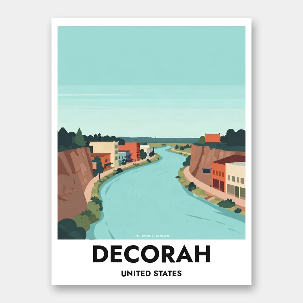 Poster DECORAH – Upper Iowa River - Image 1 of 6