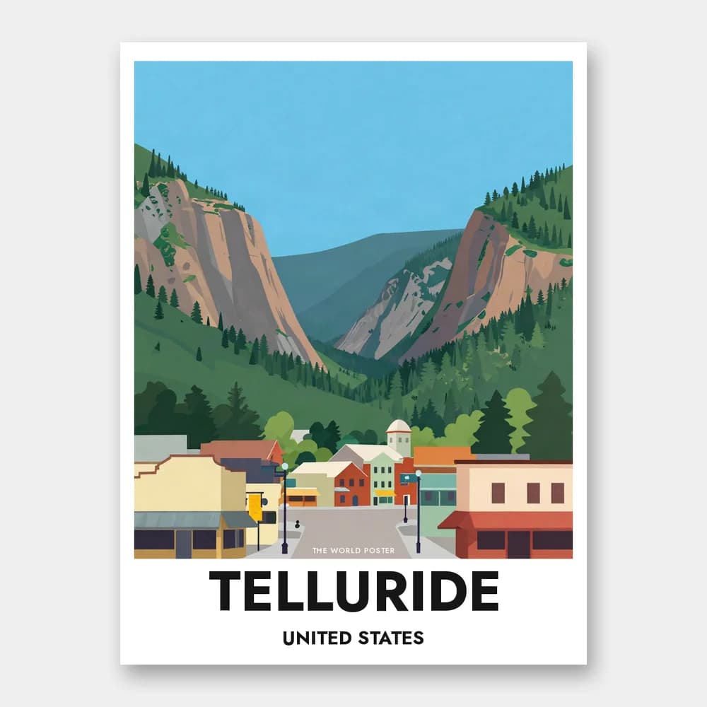 Poster TELLURIDE – Città adagiata in un canyon - Image 1 of 6