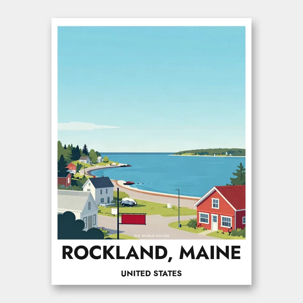 Poster ROCKLAND, MAINE – Penobscot Bay - Image 1 of 6