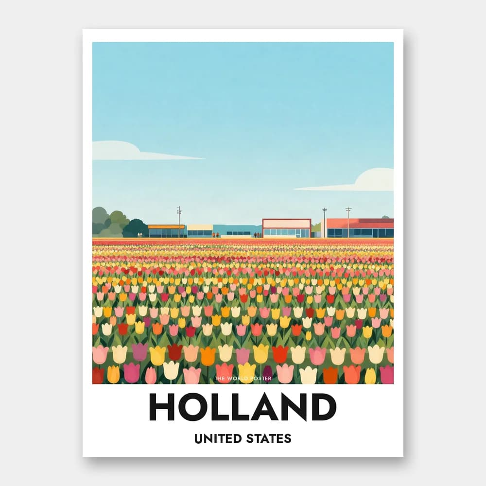 Poster HOLLAND – Tulpenfelder - Image 1 of 6