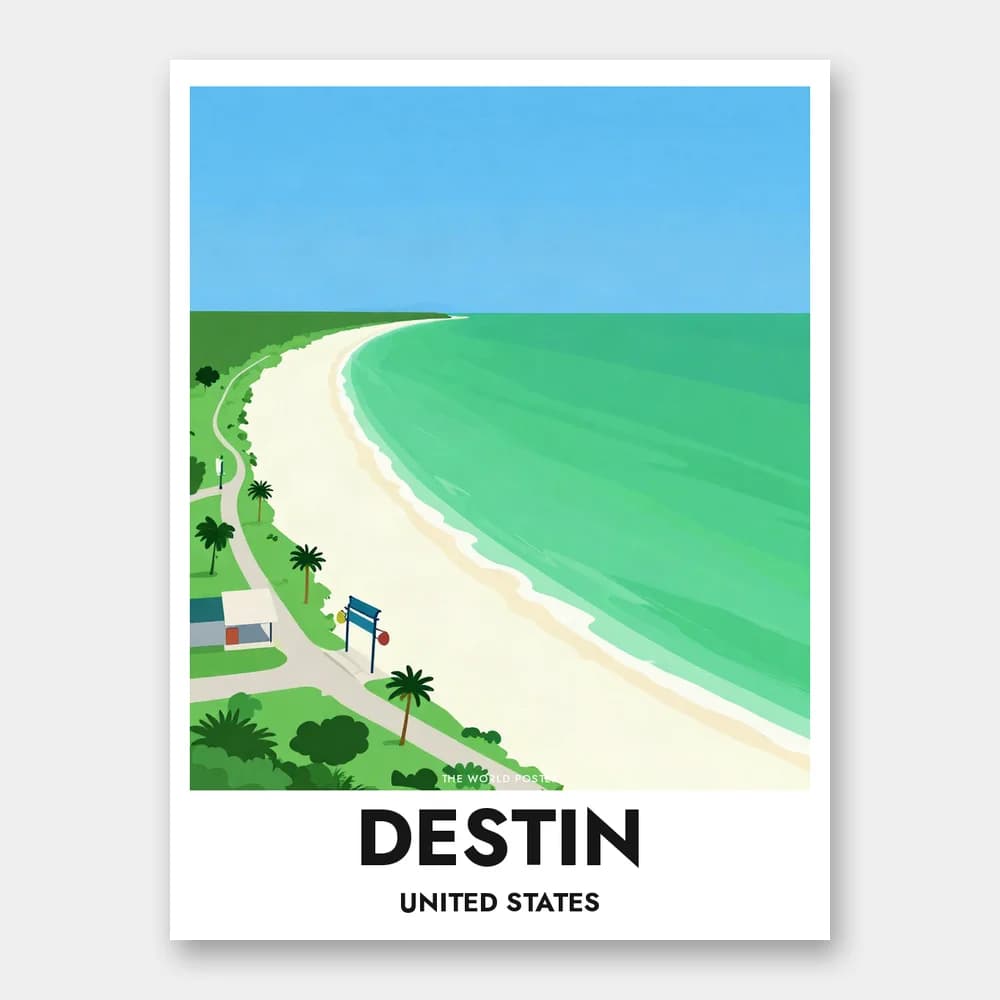Plakat DESTIN – Emerald Coast - Image 1 of 6