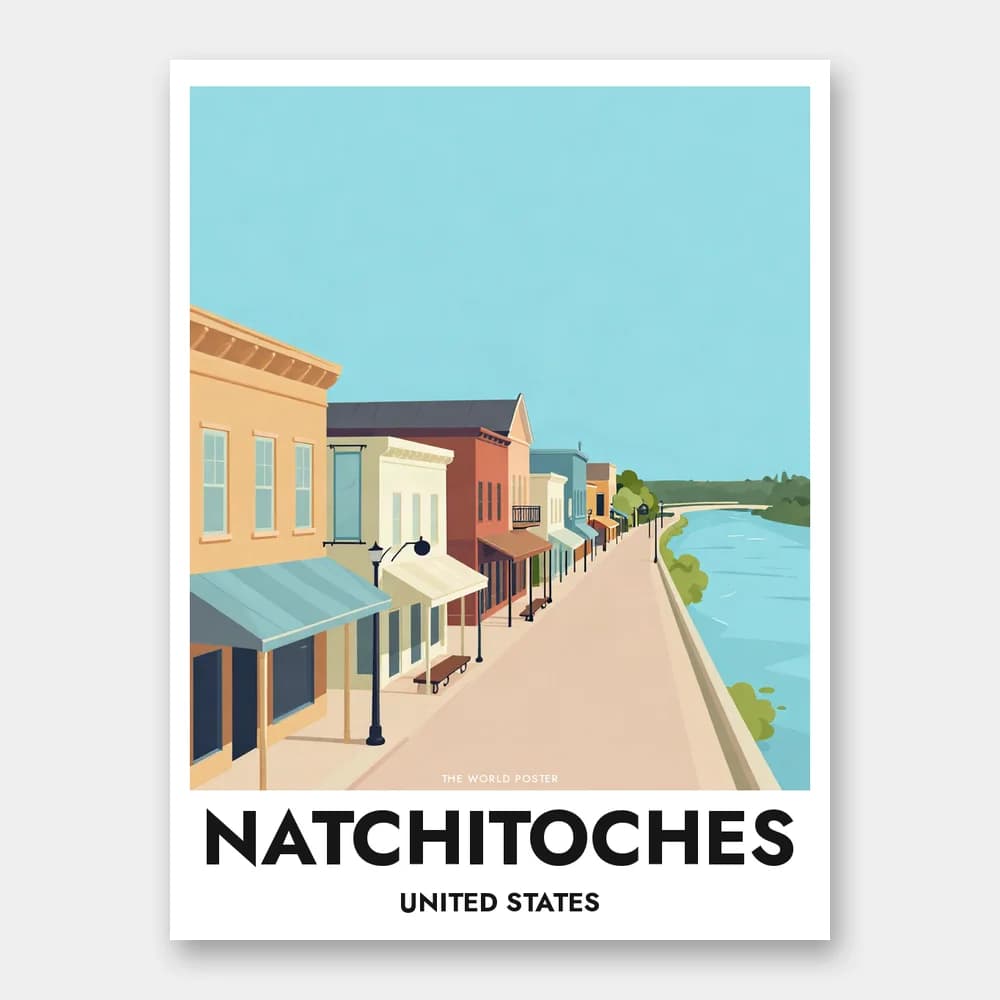 Poster NATCHITOCHES – Front Street - Image 1 of 6