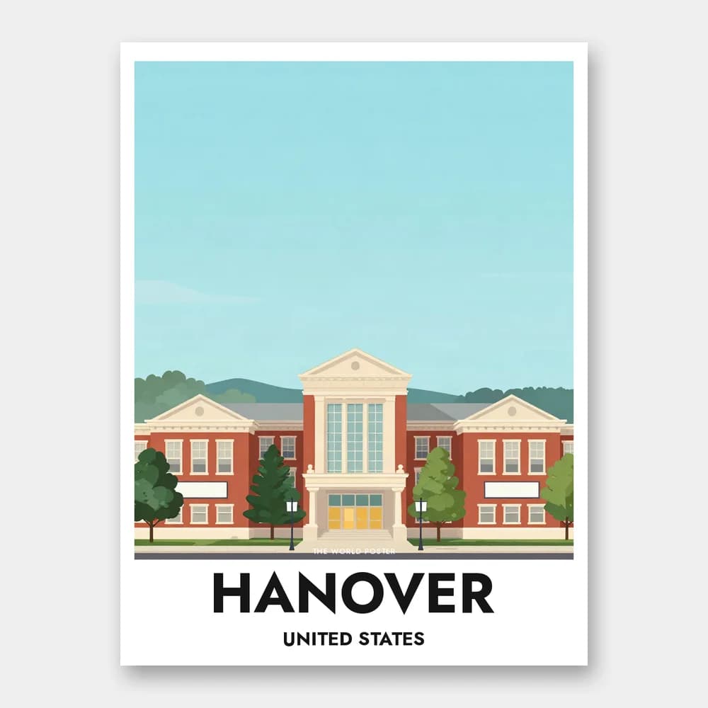 Poster HANOVER – Dartmouth College - Image 1 of 6