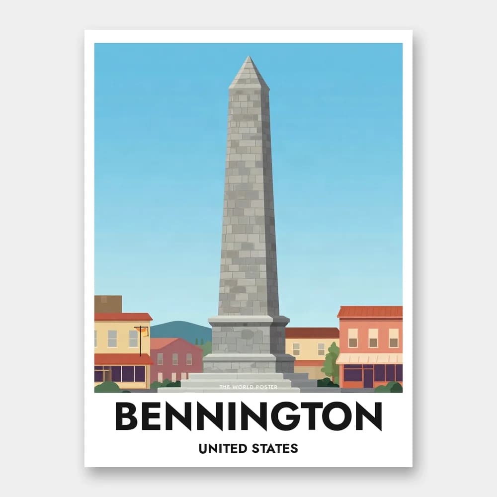 Affiche BENNINGTON – Le monument de la bataille - Image 1 of 6