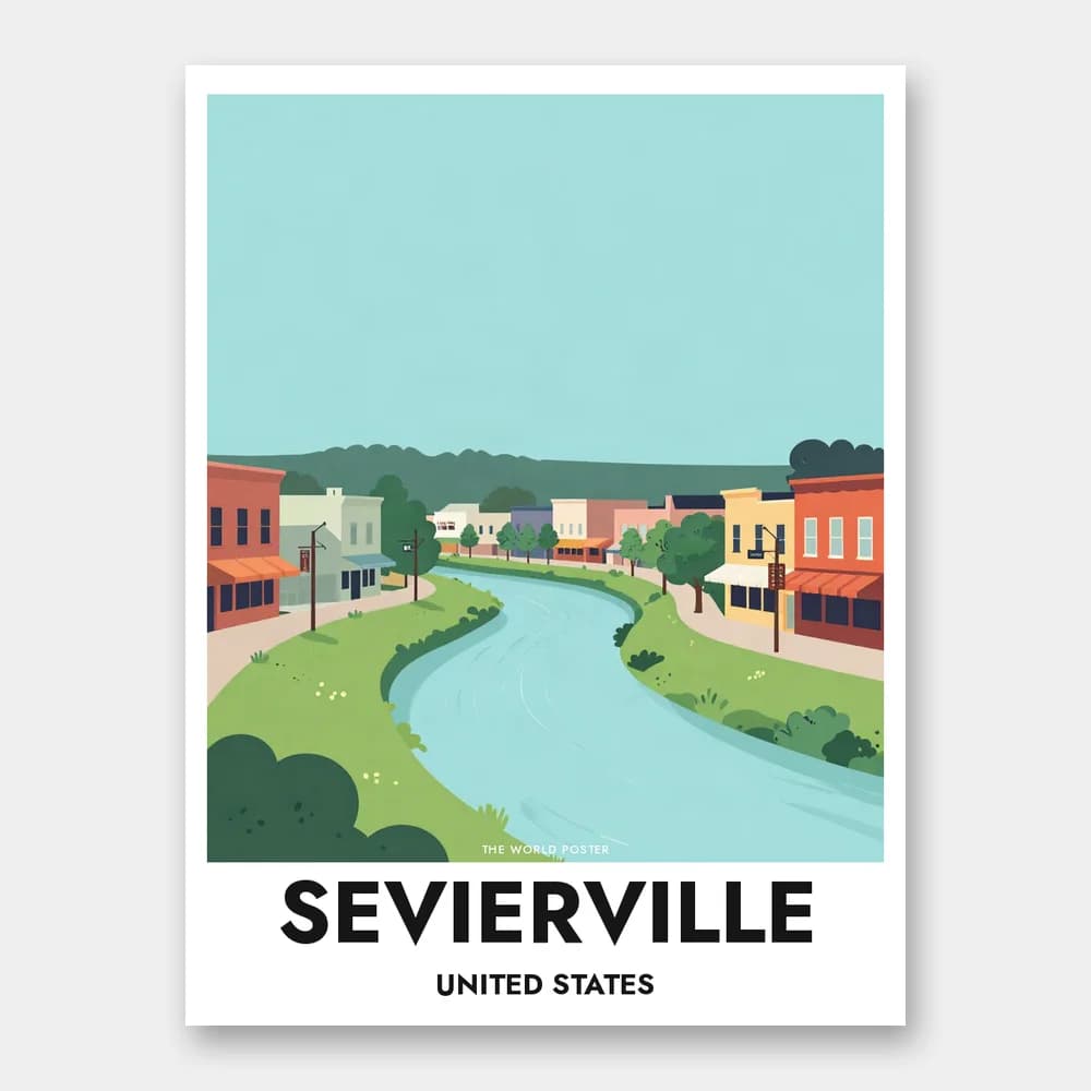 Poster SEVIERVILLE – Little Pigeon River - Image 1 of 6