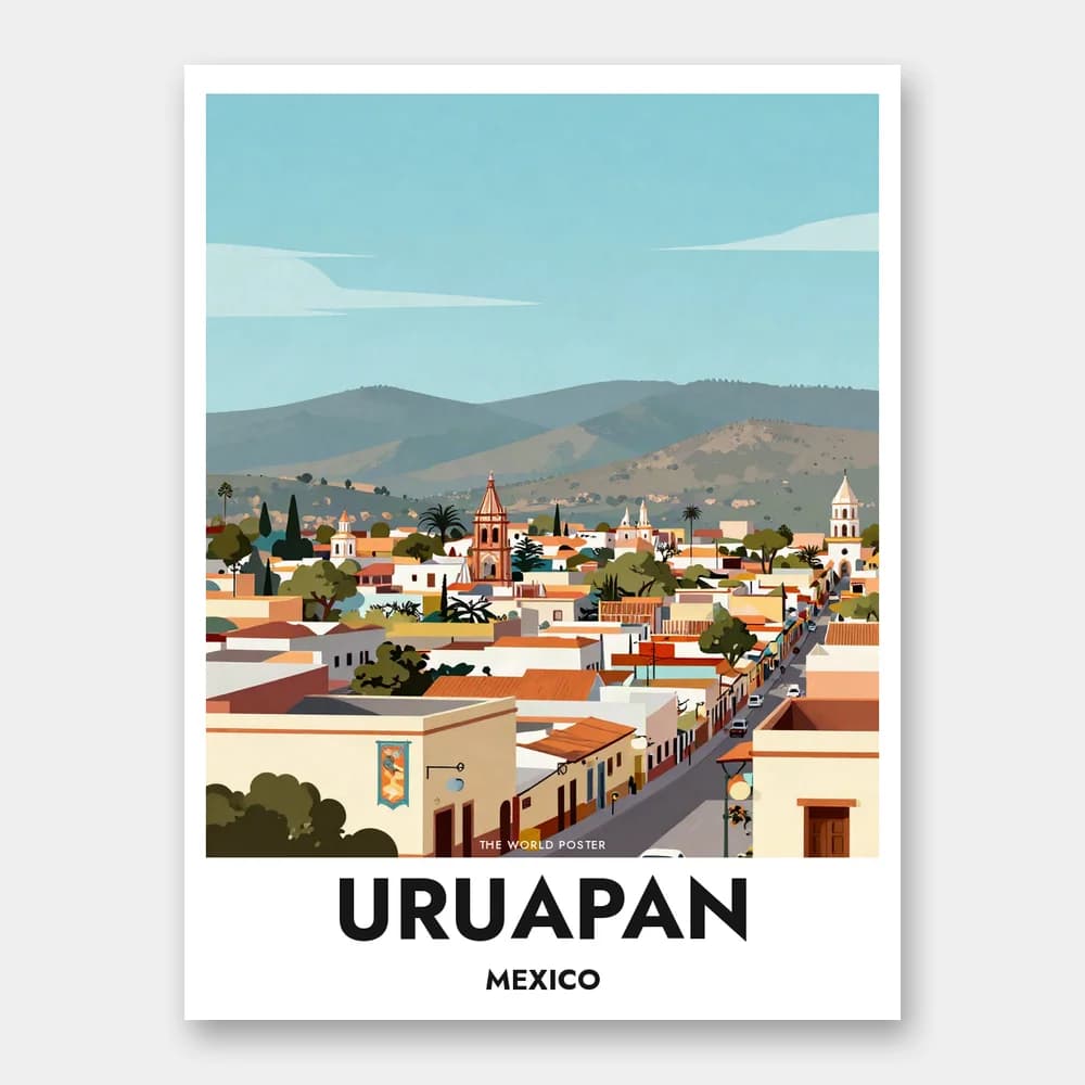 Poster URUAPAN – Stadtbild - Image 1 of 6