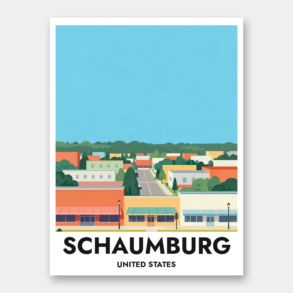 Poster SCHAUMBURG – Panorama der Dorflandschaft - Image 1 of 6