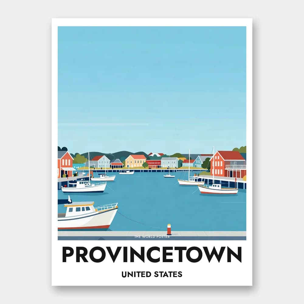 Poster PROVINCETOWN – Provincetown Harbor - Image 1 of 6